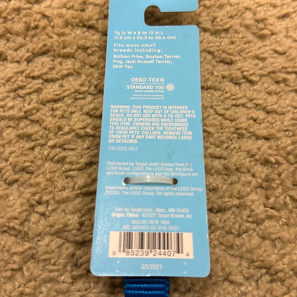NWT Lego Colorblock Dog Collar QTY: 2 (Small)